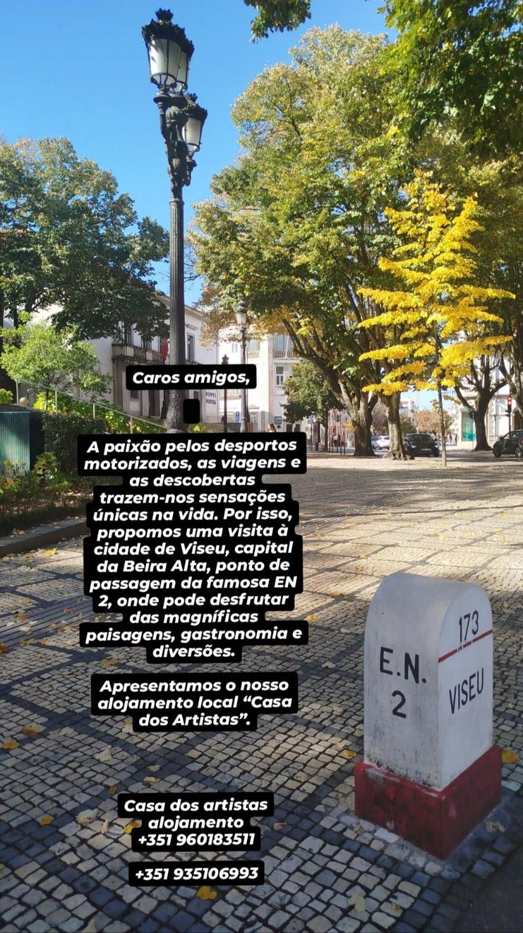 Ferienwohnung Casa Dos Artistas Viseu Exterior foto